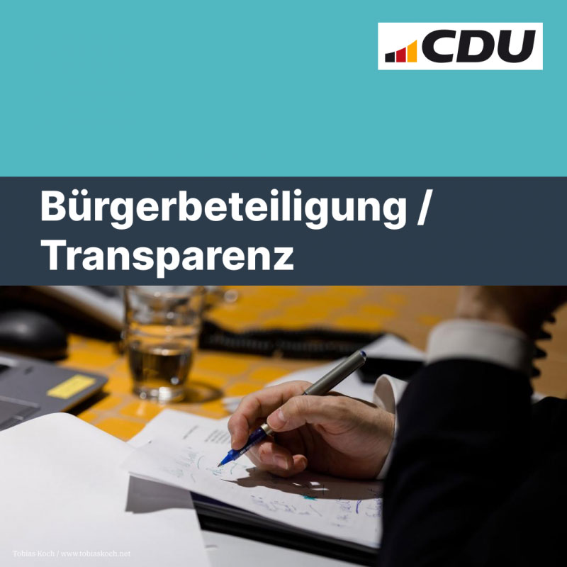 B�rgerbeteiligungen / Transparenz